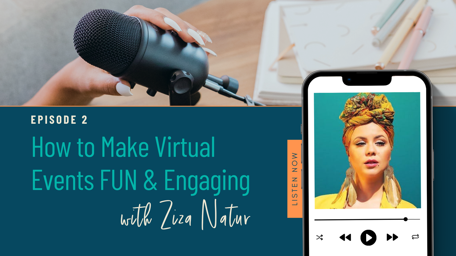 How to Make Virtual Events FUN & Engaging with Ziza Natur